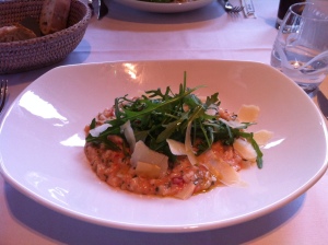Lunch menu ~ Seafood risotto 